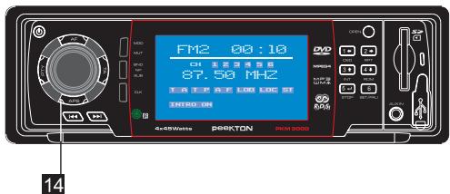 PEEKTON PK M 3000 - Balayage rapide des stations mémorisées - 1