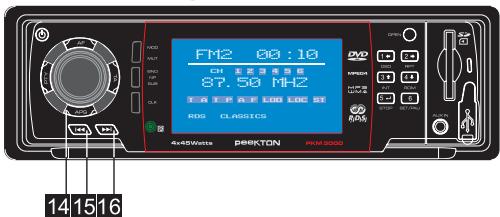 PEEKTON PK M 3000 - Réglage manuel ou automatique des stations - 1