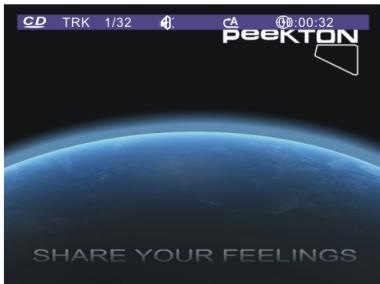 PEEKTON PK M 3000 - Fonctionnement des CD - 1