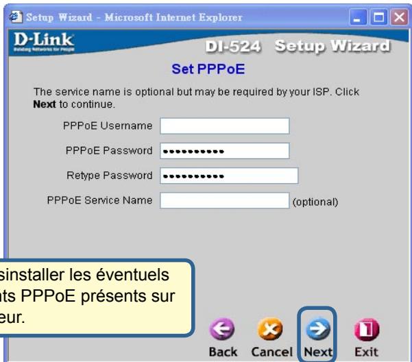 D-LINK DI-524 - Cliquez sur Next (Suvant) - 1