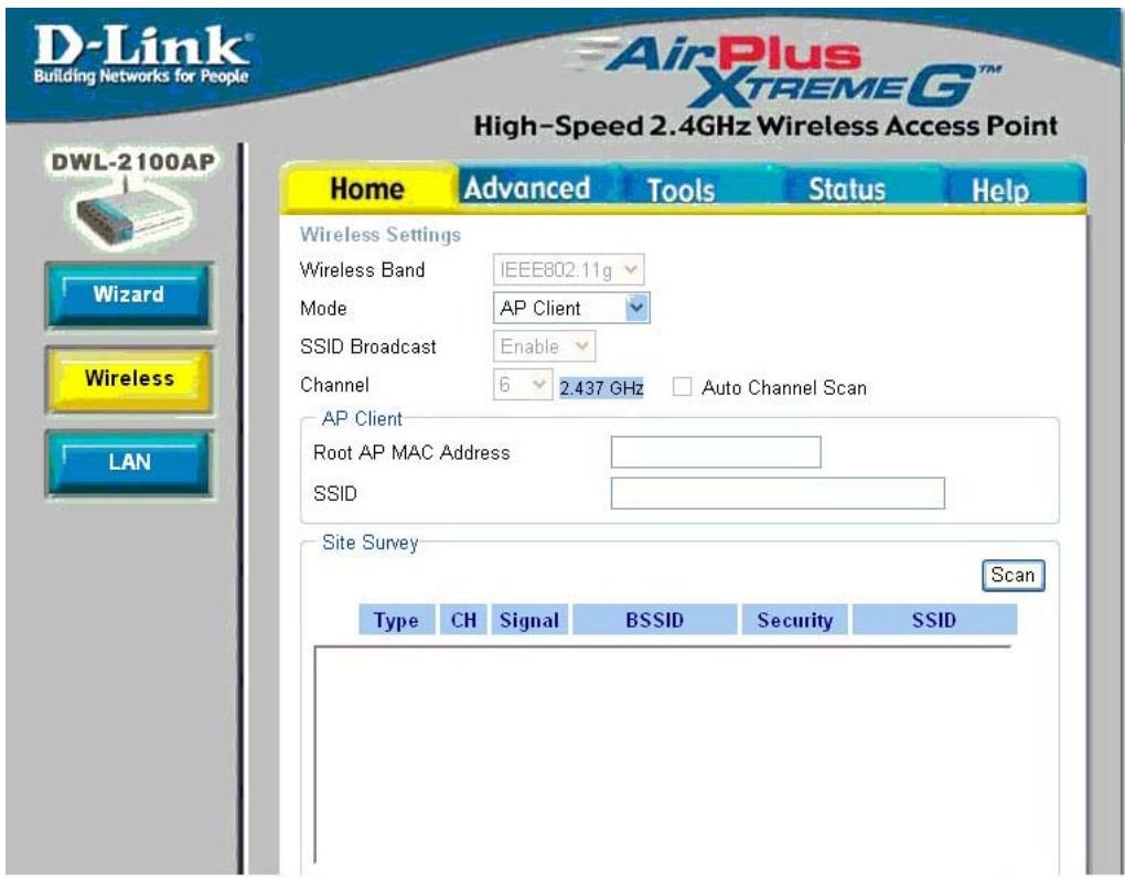D-LINK AIRPLUS XTREME G DWL-2100AP - Utilisation du menu de configuration (suite) - 1