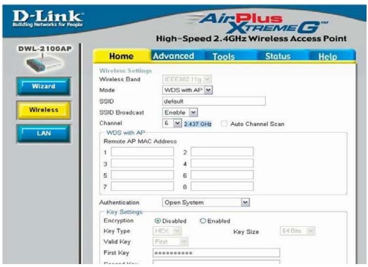 D-LINK AIRPLUS XTREME G DWL-2100AP - Utilisation du menu de configuration (suite) - 1