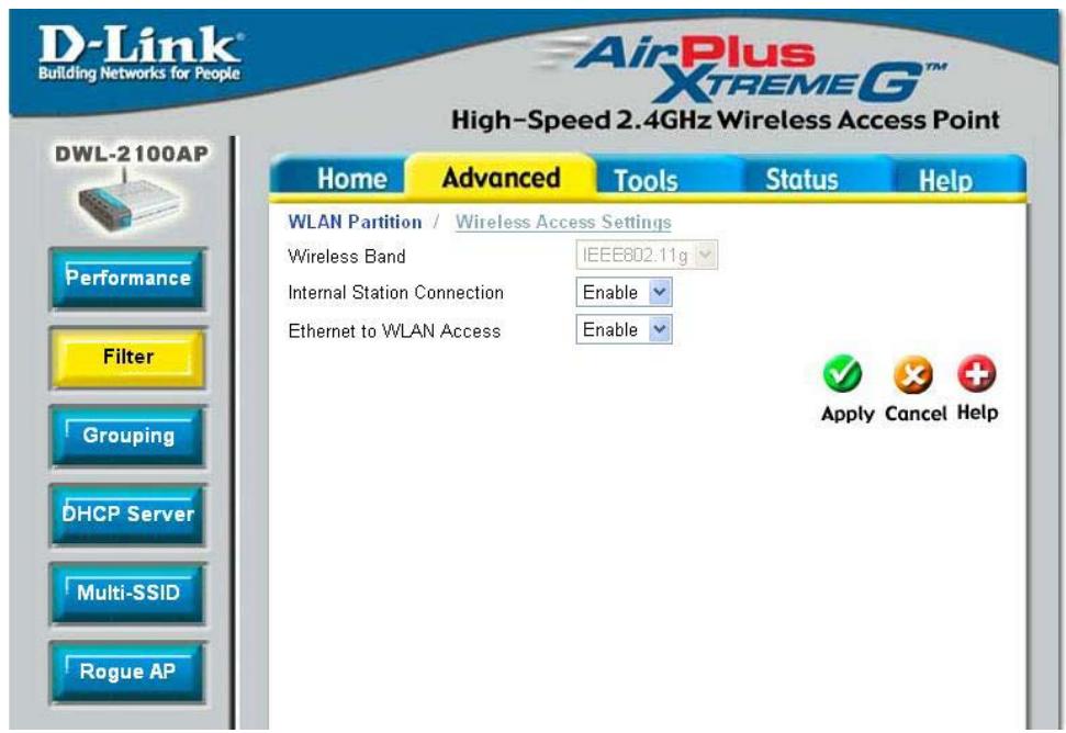 D-LINK AIRPLUS XTREME G DWL-2100AP - Utilisation du menu de configuration (suite) - 1
