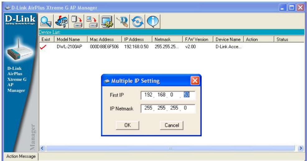 D-LINK AIRPLUS XTREME G DWL-2100AP - Configuration IP - 2