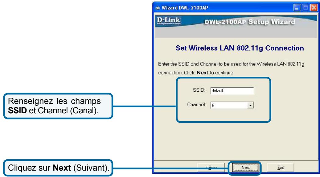 D-LINK AIRPLUS XTREME G DWL-2100AP - Assistant de configuration (suite) - 2