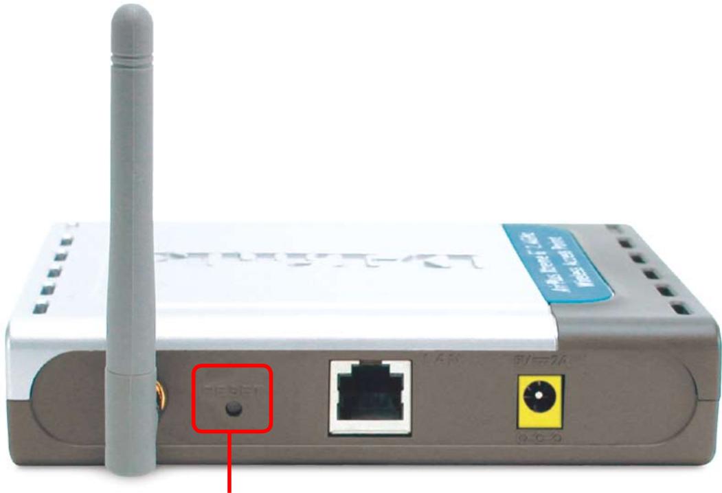 D-LINK AIRPLUS XTREME G DWL-2100AP - Restauration des paramètres par défaut du DWL-2100AP - 1