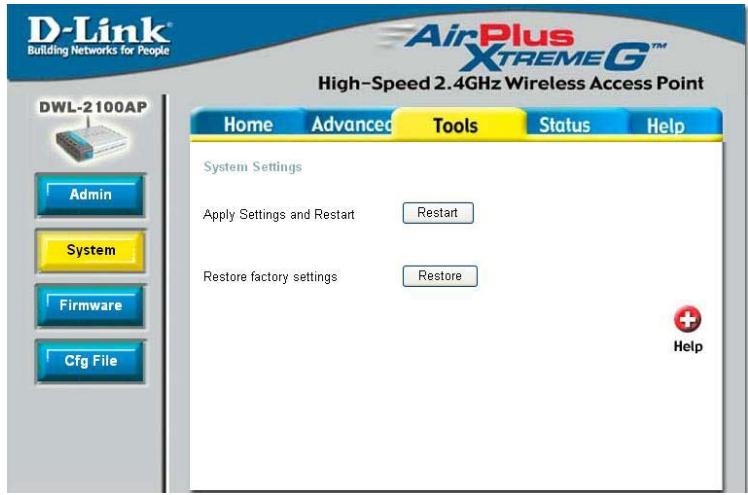 D-LINK AIRPLUS XTREME G DWL-2100AP - Utilisation du menu de configuration (suite) - 1