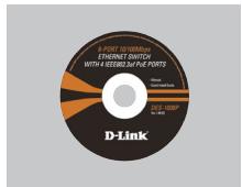 D-LINK DES-1008P - Vérification du contenu de l'emballage - 2