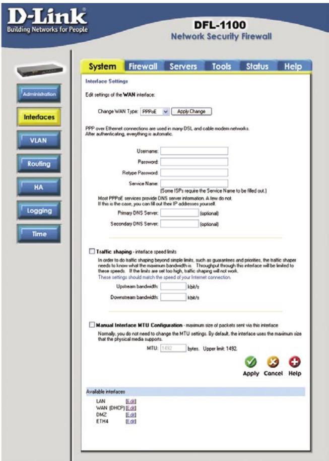 D-LINK DFL-1100 - PPPoE - 1