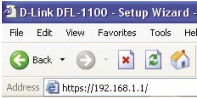 D-LINK DFL-1100 - L'assistant d'installation - 1