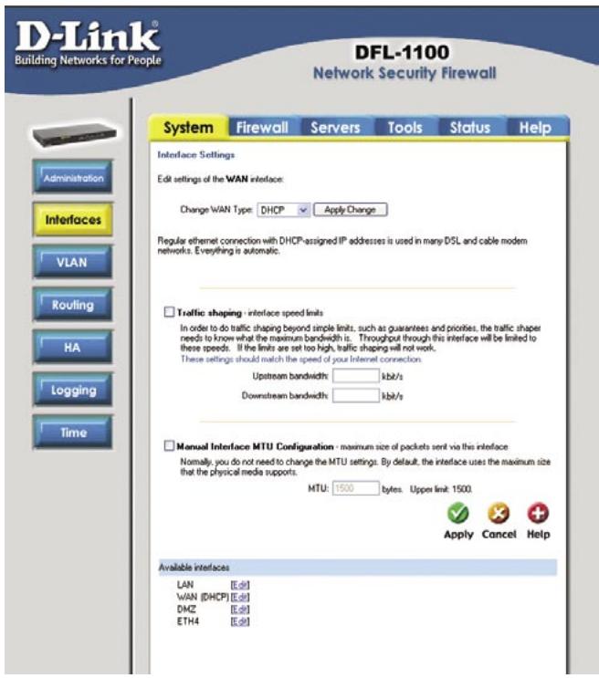 D-LINK DFL-1100 - DHCP - 1