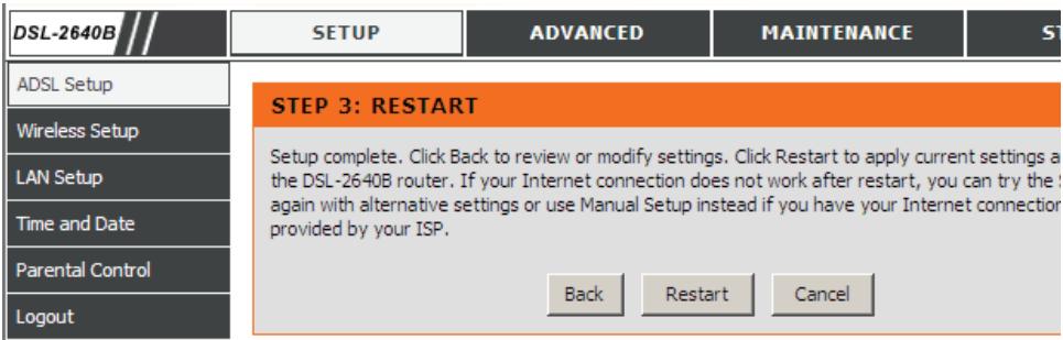 D-LINK DSL-2640B,  DSL-2680 - RéINITIALISATION DU ROUTEUR DSL - 1