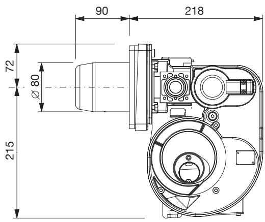 DEVILLE HL 60 B - Brûleur HL 60 version unit ventouse - 2