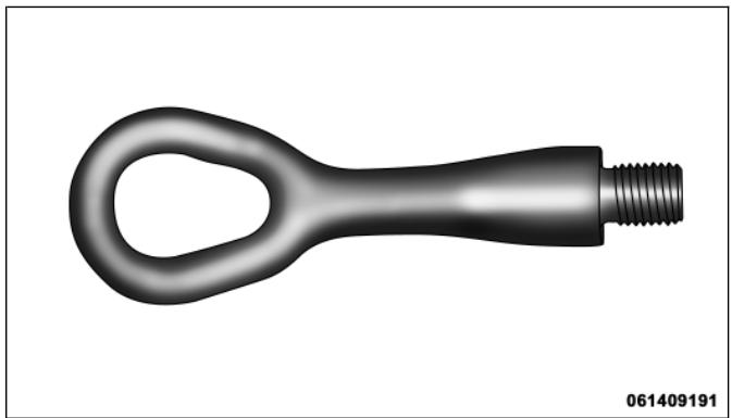 FIAT FREEMONT 2011 - CEILLET DE REMORQUAGE - 2