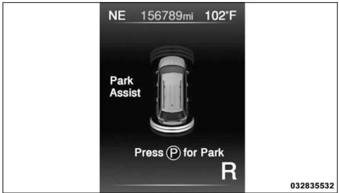 FIAT FREEMONT 2011 - Ecran ParkSense® - 4