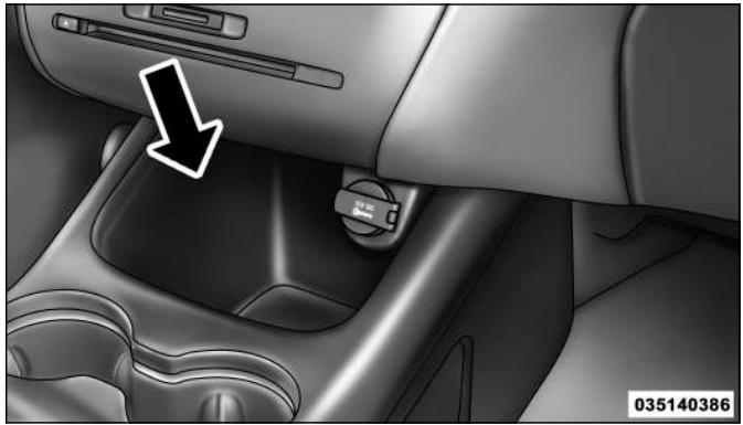 FIAT FREEMONT 2011 - COMPARTIMENT DE RANGEMENT DE CONSOLE CENTRALE - 2