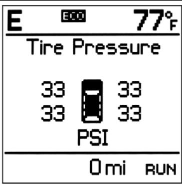 FIAT FREEMONT 2011 - Avertissement de vérification du TPMS - 1