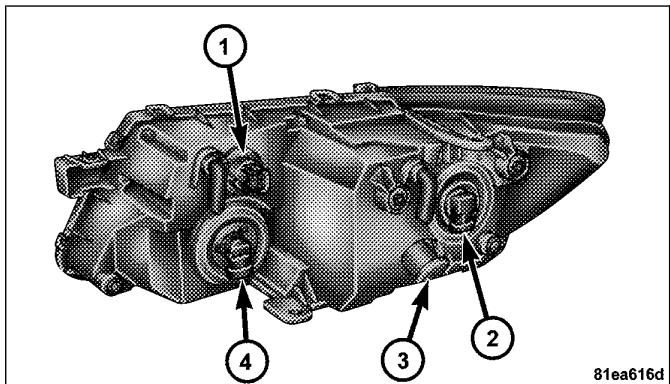 FIAT FREEMONT 2011 - AMPOULES - Extérieur Réf. d'ampoule - 1