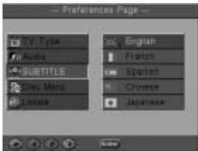 CGV AXT-P330 - LANGUAGE du MENU - 3