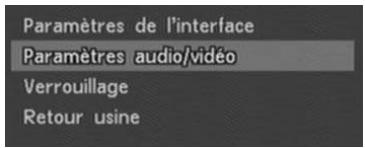 CGV PREMIO ST1 - «Paramètres audio/vidéo - 1