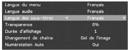 CGV PREMIO ST1 - «Paramètres de l'interface - 2