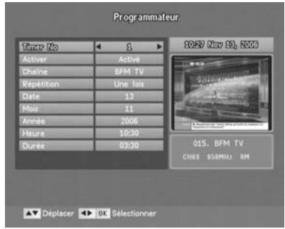 CGV PREMIO ST1 - Programmation du «programmateur» depuis le guide des programmes - 2