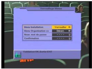 CGV PREMIO ST2 - «Verrouillage menu - 3