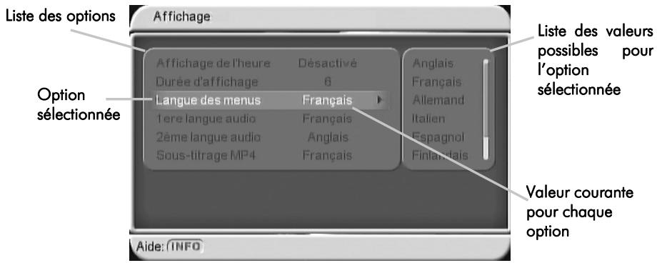 CGV PREMIO ST5 - Utilisation générale des sous-menus de configuration - 1