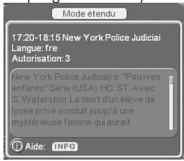 CGV PREMIO ST5 - EPG : mode hebdomadaire - 2
