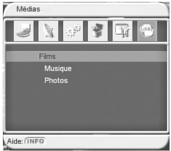 CGV PREMIO ST5 - Sous-menu "usb\medias - 1
