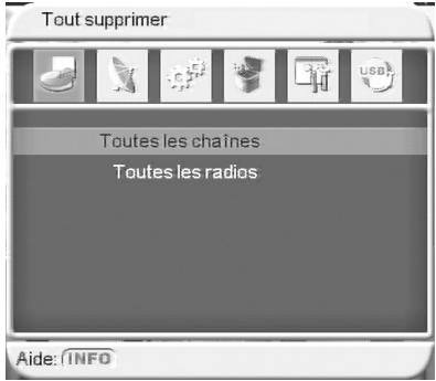CGV PREMIO ST5 - Sous-menu "gestion des chaînes"\"tout supprimer - 3