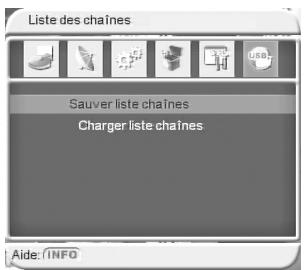 CGV PREMIO ST5 - Sous-menu "usb"\liste des chaînes - 1