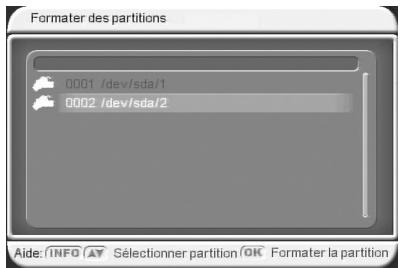 CGV PREMIO ST5 - Sous-menu "usb"\\"gestion disque usb"\\"formater des partitions - 2