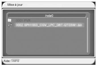 CGV PREMIO ST5 - Sous-menu "usb"\`"mise à jour - 1