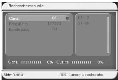 CGV PREMIO ST5 - Sous-menu "installation"*recherche manuelle - 1
