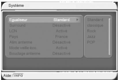 CGV PREMIO ST5 - Sous-menu "configuration"\$"système - 1