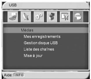 CGV PREMIO ST5 - Menu "USB - 1
