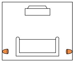 JBL ESC 333 (220-240V) - Premièrement. Positionnement des enceintes - 7