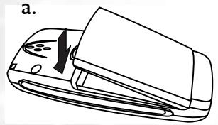 BENQ M555C - Fitting the battery - 1