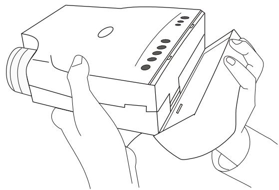 BENQ DS550 - Pour relier le boîtier AV/Syntoniseur à l'appareil: - 2