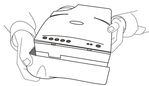 BENQ DS550 - Pour relier le boîtier AV/Syntoniseur à l'appareil: - 1