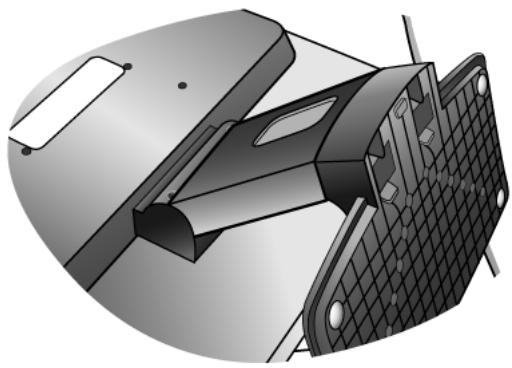 BENQ E700A - Comment séparer la base du support - 2
