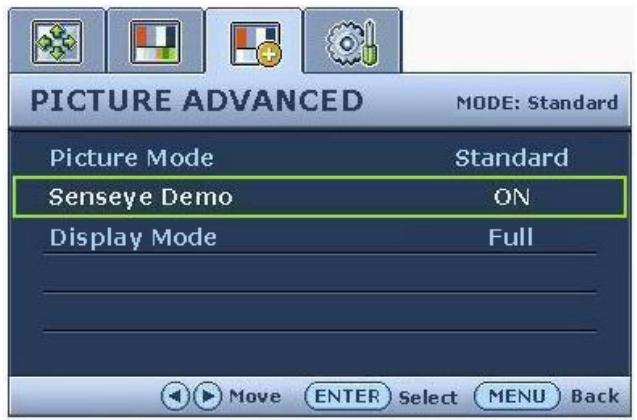 BENQ G900WA - Mode du menu principal - 4