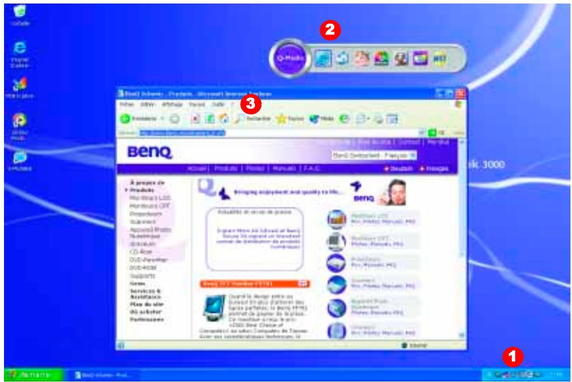 BENQ JOYBOOK 3000 - Connexion à Internet - 1