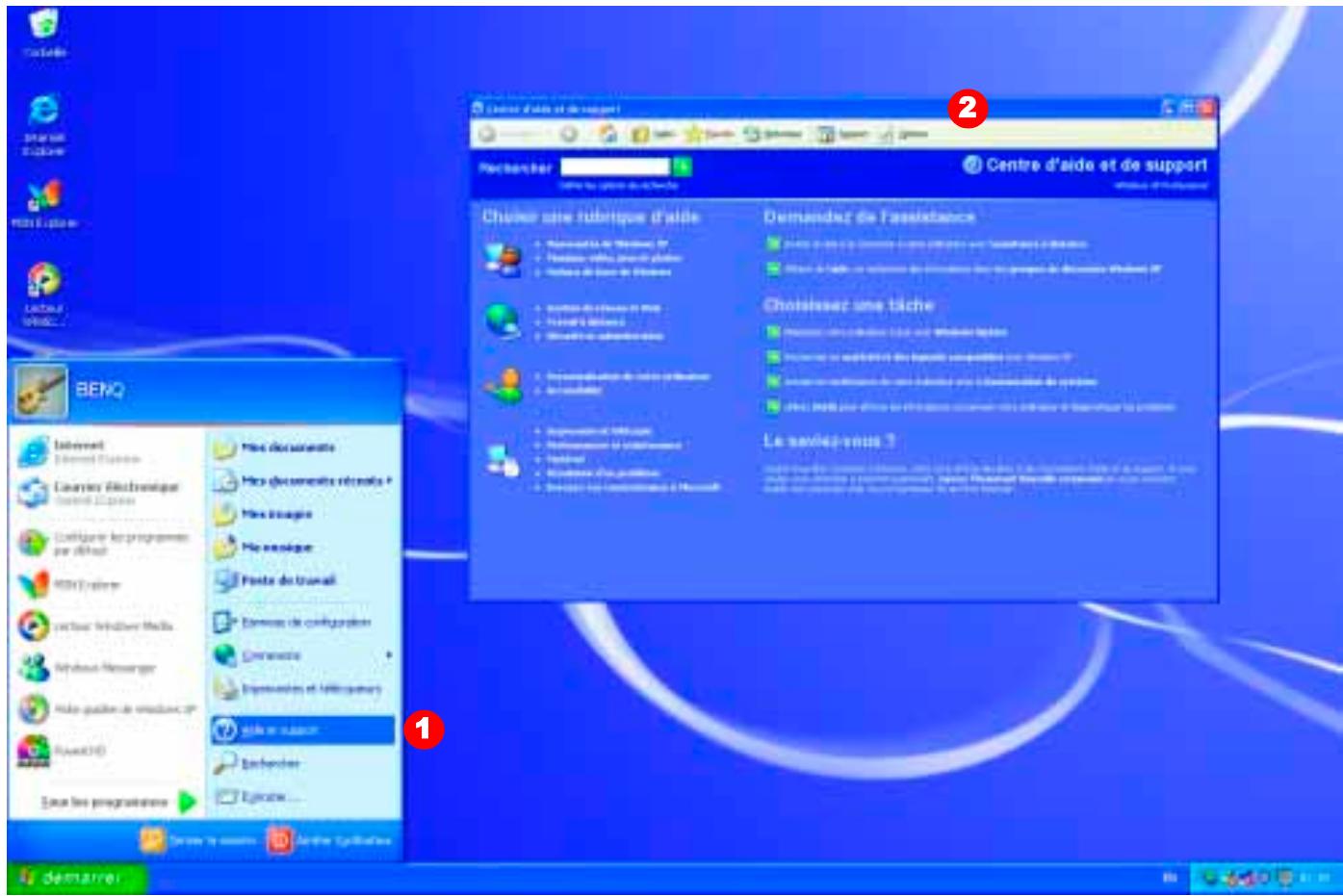 BENQ JOYBOOK 3000 - Mise en route sous Windows XP - 1