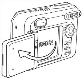 BENQ DC S40 - Rotation du panneau LCD - 1