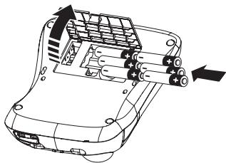 DYMO LABELMANAGER 450D - Insertion des piles - 1