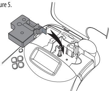 DYMO LABELMANAGER 450D - Pour insérer la cassette ruban - 3
