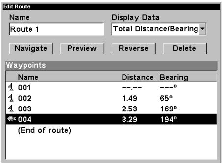 LOWRANCE GLOBALMAP 3000MT - Créer un parcours - 8
