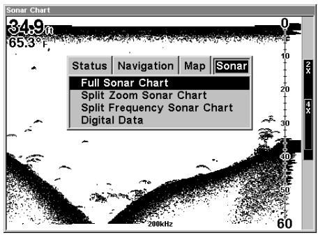 LOWRANCE GLOBALMAP 3000MT - Fonctionnement du SONAR - 1